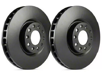 SP Performance Premium 8-Lug Rotors with Black Zinc Plating; Front Pair (11-24 Silverado 2500 HD)