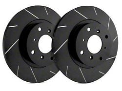 SP Performance Slotted 8-Lug Rotors with Black Zinc Plating; Front Pair (11-25 Silverado 2500 HD)