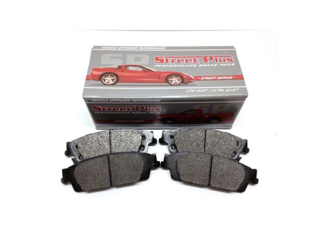 SP Performance Street Plus Semi-Metallic Brake Pads; Front or Rear Pair (11-18 Silverado 3500 HD)