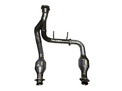 SPD Performance Alpha Catted Y-Pipe; Ceramic +500 Cell EPA (21-25 5.0L F-150)