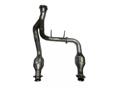 SPD Performance Alpha Catted Y-Pipe; Ceramic +500 Cell EPA (21-25 5.0L F-150)