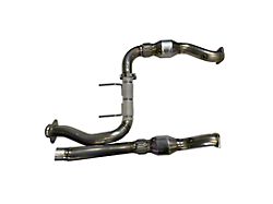 SPD Performance Catted Down-Pipe with Built-In Turbo Adapters; Ceramic 400 Cell EPA (17-20 F-150 Raptor)