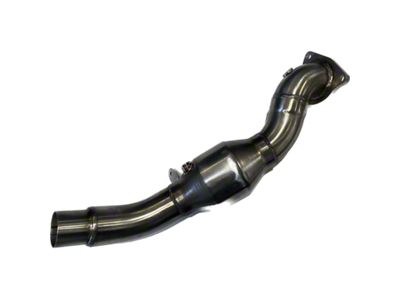 SPD Performance Stainless Catted Down-Pipe; Ceramic 400 Cell EPA; True 3-Inch Exit (22-25 2.3L EcoBoost Ranger)