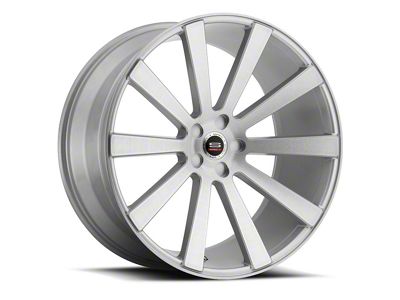 Spec-1 SPL-002 Silver and Brushed 5-Lug Wheel; 20x10.5; 42mm Offset (87-90 Dakota)