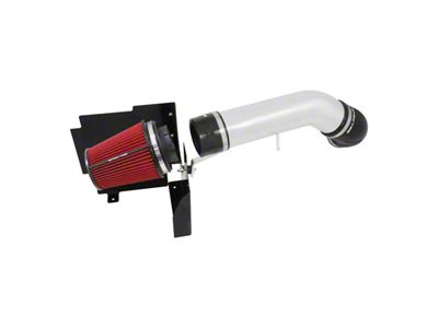 Spectre Performance Cold Air Intake with Red Filter; Polished (99-06 5.3L Sierra 1500)