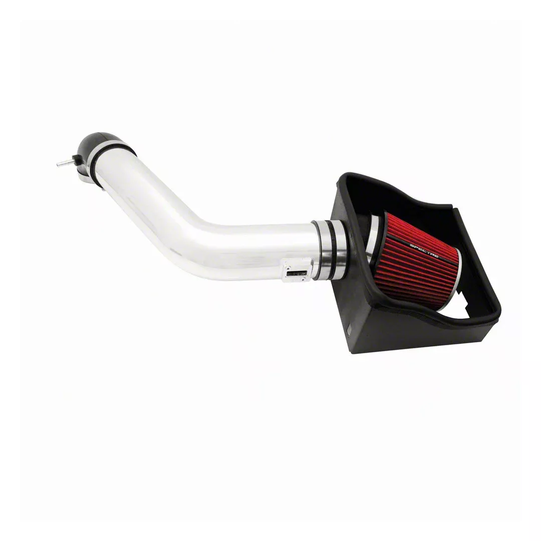 Spectre Performance Cold Air Intake with Red Filter; Polished (09-10 5.4L F-150)