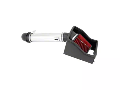Spectre Performance Cold Air Intake with Red Filter; Polished (11-14 5.0L F-150)