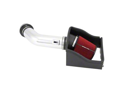 Spectre Performance Cold Air Intake with Red Filter; Polished (11-14 6.2L F-150)
