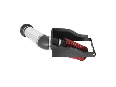 Spectre Performance Cold Air Intake with Red Filter; Polished (99-03 7.3L Powerstroke F-250 Super Duty)