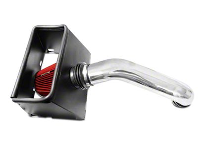 Spectre Performance Cold Air Intake with Red Filter; Polished (09-18 5.7L RAM 1500)