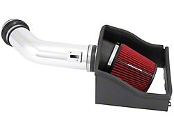 Spectre Performance Cold Air Intake with Red Filter; Polished (11-14 6.2L F-150 Raptor)