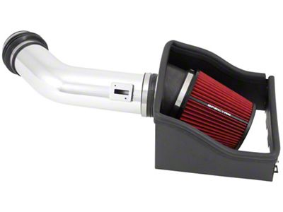Spectre Performance Cold Air Intake with Red Filter; Polished (11-14 6.2L F-150 Raptor)