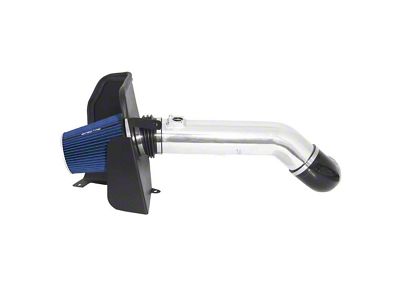 Spectre Performance Cold Air Intake with Blue Filter; Polished (09-13 4.8L Sierra 1500)