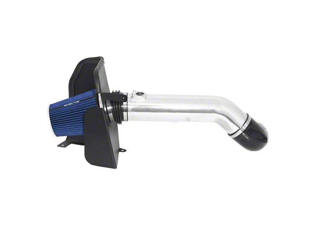 Spectre Performance Cold Air Intake with Blue Filter; Polished (09-13 4.8L Sierra 1500)