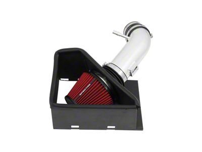 Spectre Performance Cold Air Intake with Red Filter; Polished (14-18 6.4L RAM 2500)