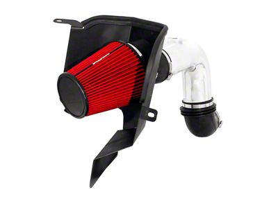 Spectre Performance Cold Air Intake with Red Filter; Polished (03-07 5.9L RAM 2500)