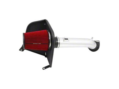 Spectre Performance Cold Air Intake with Red Filter; Polished (14-16 4.3L Sierra 1500)