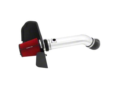 Spectre Performance Cold Air Intake with Red Filter; Polished (11-13 6.0L Sierra 2500 HD)