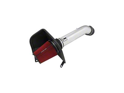 Spectre Performance Cold Air Intake with Red Filter; Polished (16-19 6.0L Sierra 2500 HD)