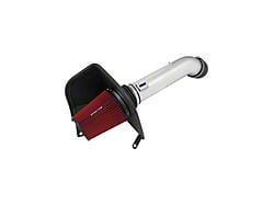 Spectre Performance Cold Air Intake with Red Filter; Polished (16-19 6.0L Silverado 3500 HD)
