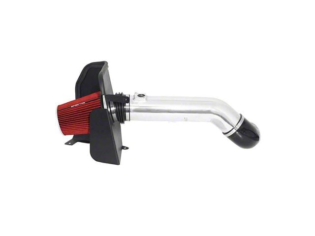 Spectre Performance Cold Air Intake with Red Filter; Polished (09-14 Yukon)