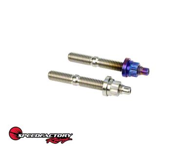 SpeedFactory Racing Titanium Exhaust Manifold Stud Kit; Raw (11-19 6.7L Powerstroke F-250 Super Duty)