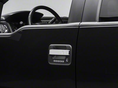 RedRock Door Handle Covers; Center Section Only; Chrome (04-14 F-150)