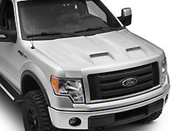 RedRock Dual Inlet Hood; Unpainted (09-14 F-150, Excluding Raptor)