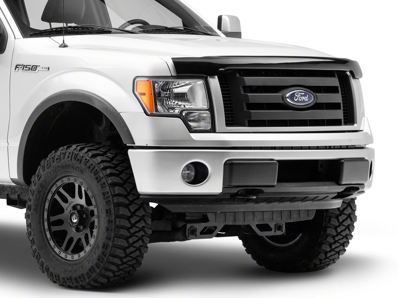 RedRock F150 Bug Hood Deflector; Smoked T542538 (0914 F150