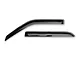 RedRock Window Deflectors; Front and Rear; Smoked (01-03 F-150 SuperCrew)