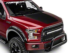 SEC10 Hood Decal; Matte Black (15-20 F-150, Excluding Raptor)