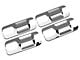 RedRock Door Handle Covers; Buckets Only; Chrome (17-22 F-350 Super Duty Regular Cab, SuperCab)