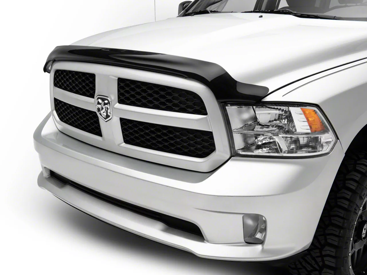 RedRock RAM 1500 Bug Hood Deflector; Smoked R109924 (0918 RAM 1500