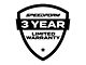 SpeedForm Rear Vertical Stripe with 4x4 Logo; Matte Black (03-24 RAM 2500)