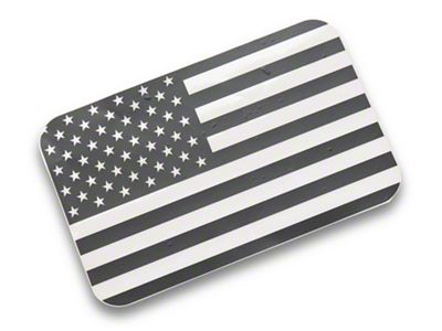 SEC10 Center Flag Decal; Matte Black (19-25 Ranger)
