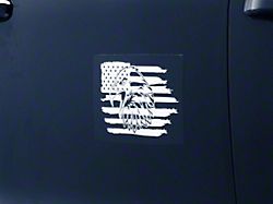 SpeedForm Eagle Distress Novelty Decal; White (Universal; Some Adaptation May Be Required)