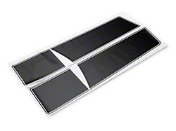 SEC10 Rally Stripes; Matte Black (14-18 Sierra 1500)