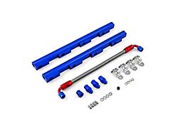 Speedmaster Aluminum Fuel Injector Rail Kit; Blue (97-10 4.6L 2V F-150)