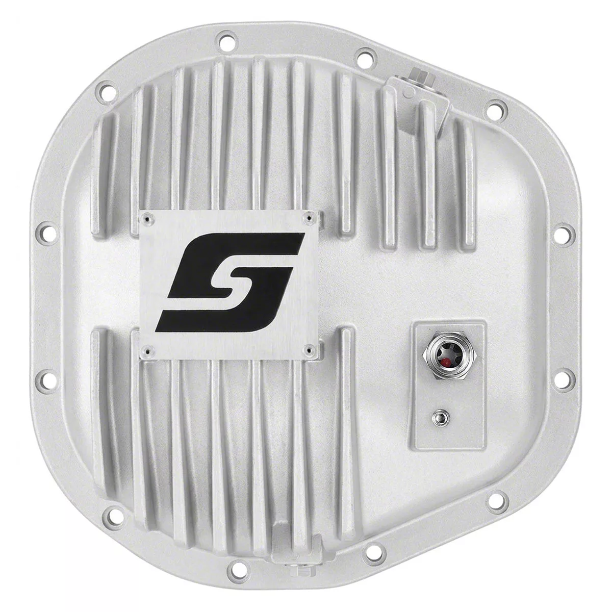 Silver Front Program Cover Spelab Cast Aluminum Rear Differential Cover; Sterling 10.50-Inch 12 ...