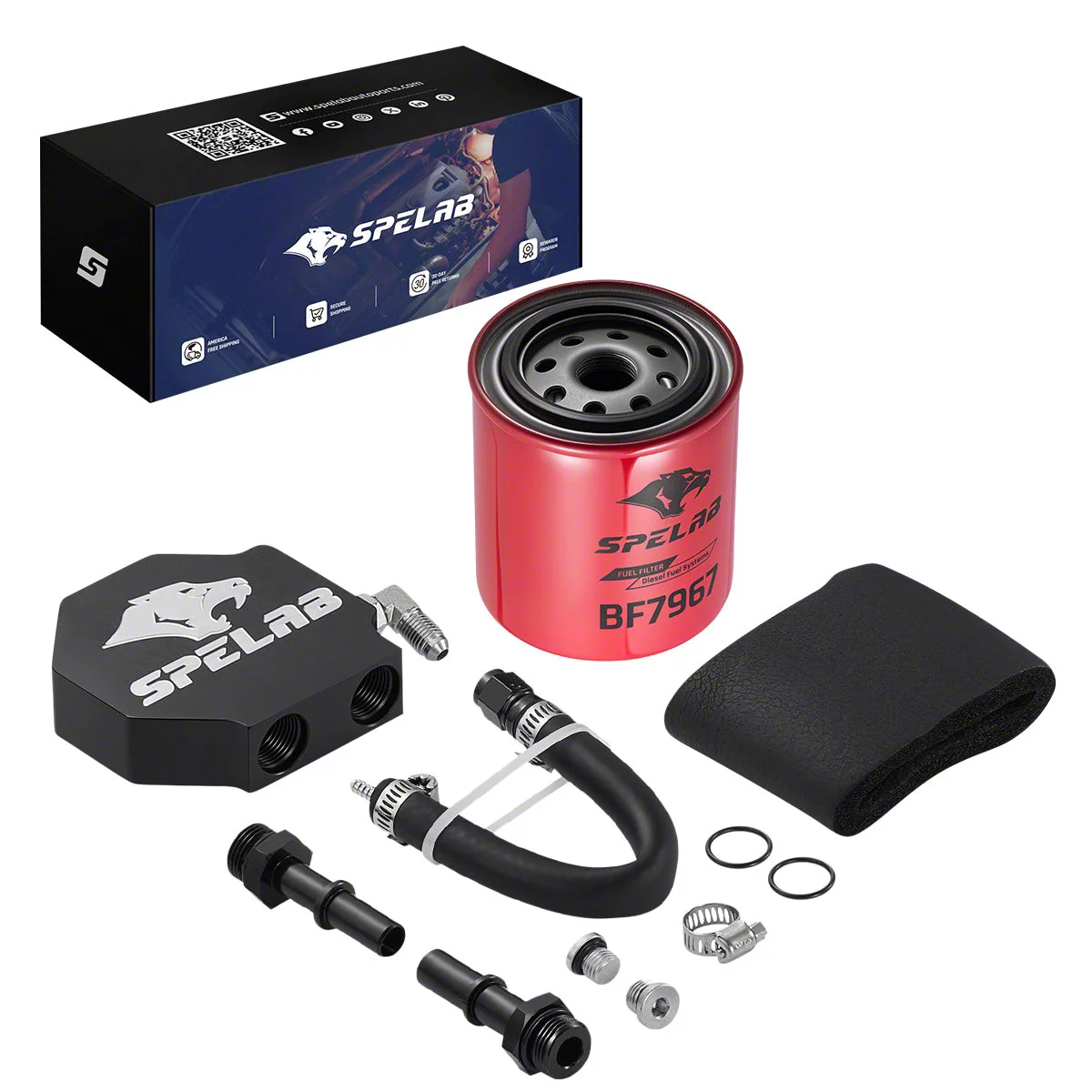 Camera Filter Rotor Spelab Upper Fuel Filter Upgrade Kit (11-26 6.7L Powerstroke F-350 ...