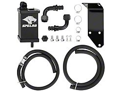 Spelab Oil Catch Can; Black (03-26 5.9L, 6.7L RAM 2500)