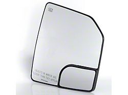Spotter Mirror Heated Mirror Glass; Passenger Side (15-20 F-150)