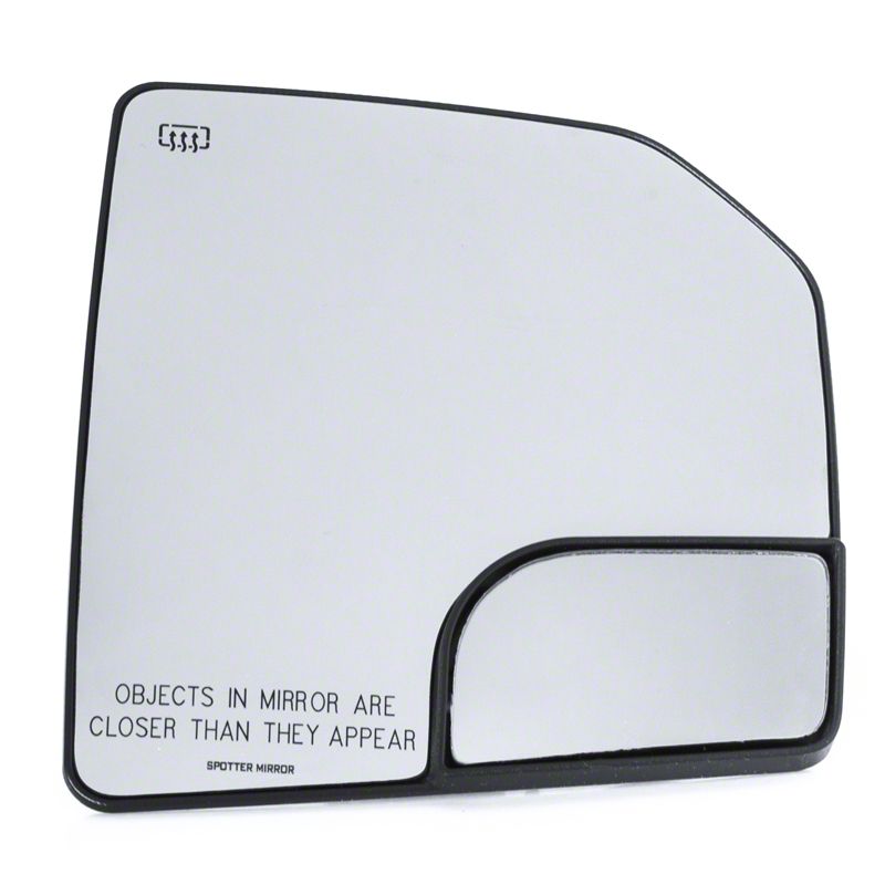 Heated Right Passenger Side Mirror Glass & Holder For Ford F150 2015-2020 – W/Spot Mirror