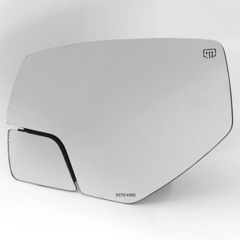 Spotter Mirror Silverado 1500 Blind Spot Heated Mirror Glass; Driver