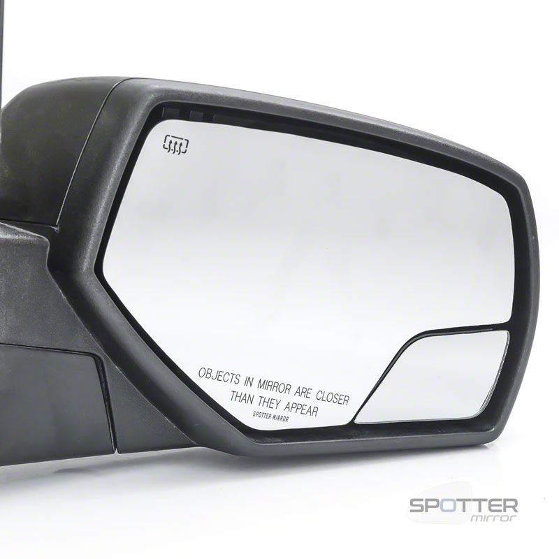 Spotter Mirror Silverado 1500 Heated Mirror Glass; Passenger Side SPM