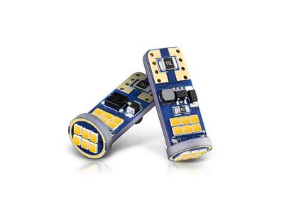 LED Chip Machine-Soldered Bulbs; JDM Yellow; T10/194