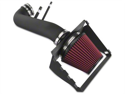 RedRock Cold Air Intake; Black Wrinkle (15-20 5.0L F-150)