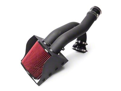 RedRock Cold Air Intake; Wrinkle Black (15-16 3.5L EcoBoost F-150)