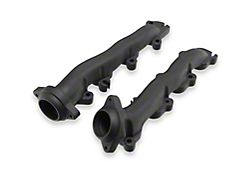SR Performance Exhaust Manifold Kit; Ceramic Coated Black (10-18 5.7L RAM 2500)