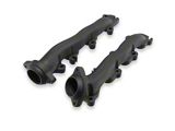 SR Performance Exhaust Manifold Kit; Ceramic Coated Black (11-18 5.7L RAM 3500)